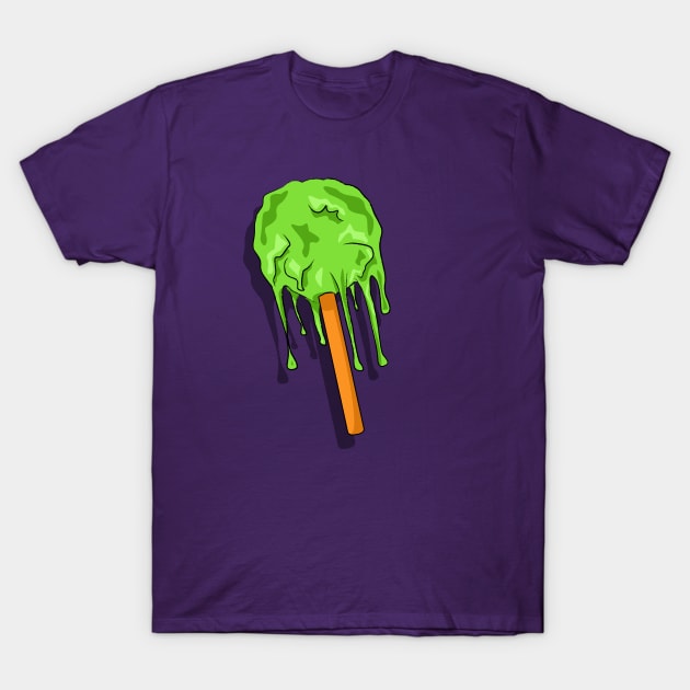 Slime Lollipop - Sweet and Gooey Delight T-Shirt by Fun Funky Designs